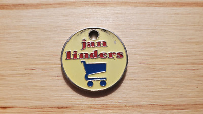 Einkaufswagen Chips - EKW - Korbchip - Jan Linders Supermarkt - Metall Chip #1