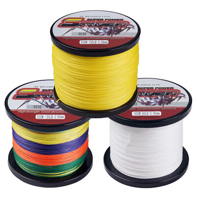Power Braided Fishing Line 100M-1000M Super Strong Dynema Spider 10LB-100LB | eBay Power Braided Fishing Line 100M-1000M Super Strong Dynema Spider 10LB-100LB | eBay