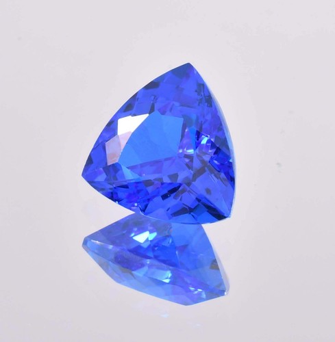 Flawless Natural Blue Tanzanite Loose Gemstone GIT Certified All Size Available - Picture 6 of 7
