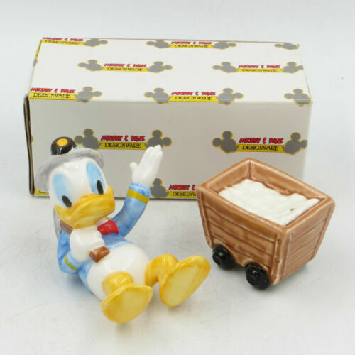 Vintage Walt Disney Donald Duck & Ludwig Von Drake Salt & Pepper