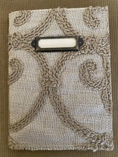 Handmade Upholstery Fabric Junk Journal/Unique/Craft/Journal/Scrapbook