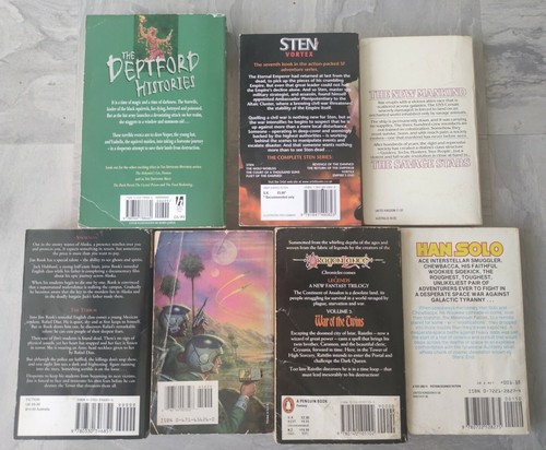 Bücherpaket Deptford Histories Dragon Lance Star Wars Krieg der Zwillinge 7 Bücher - Bild 6 von 9