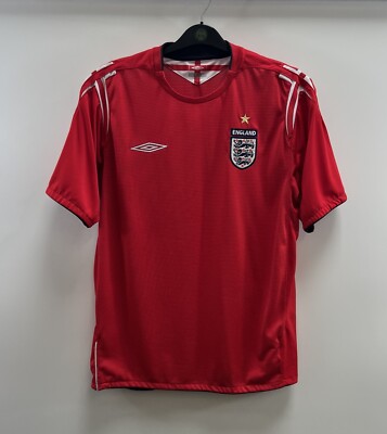 04/06 UMBRO × ENGLAND Away Game Shirts England Away Football Shirt 2004/06 Adults Large Umbro D942