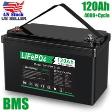 12V 120AH LiFePO4 Lithium Battery BMS For RV ...