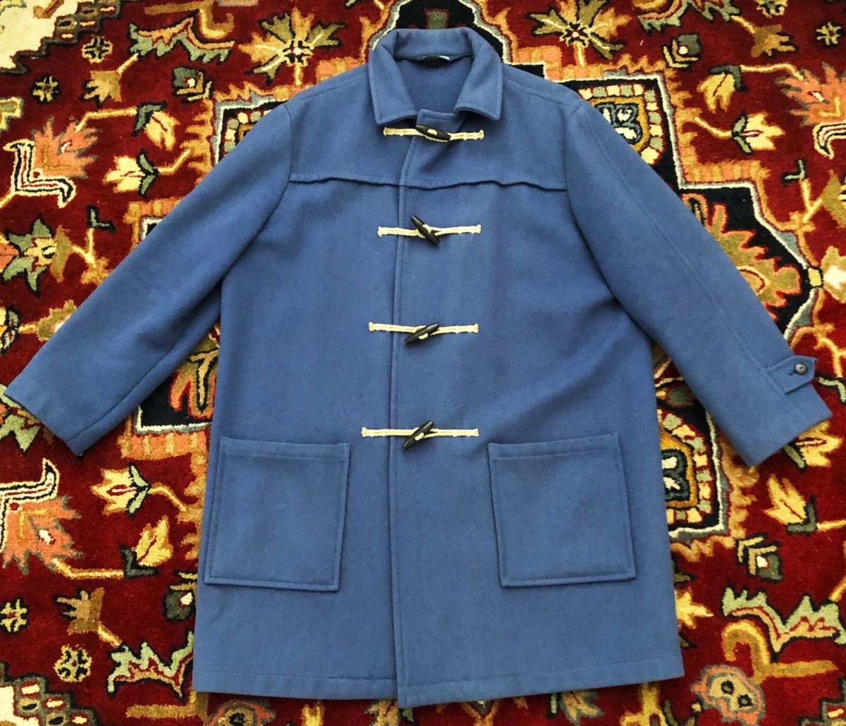 Vintage Polo Ralph Lauren Blue Wool Duffle Coat Size L | eBay Vintage Polo Ralph Lauren Blue Wool Duffle Coat Size L | eBay