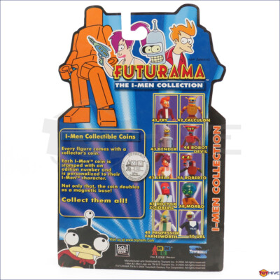 Futurama The I-Men Collection Leela & Roberto 2 figure pack made