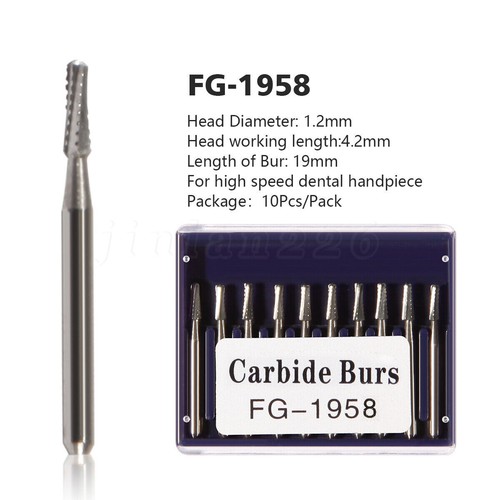 Dental Diamond/Tungsten Carbide Polishing Burs FG for High Speed Handpiece - Picture 92 of 397