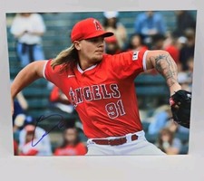 CADEN DANA LOS ANGELES ANGELS TOP PROSPECT SIGNED 8X10 BASEBALL PHOTO COA 