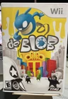De Blob (Nintendo Wii ' 2008)Complete w/Case - TESTED AND WORKS