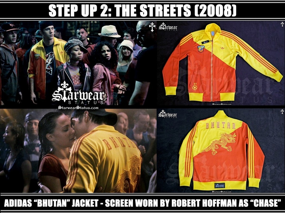 🇧🇹Vtg Adidas BHUTAN Dragon Track Jacket - Step Up 2 Screen Worn