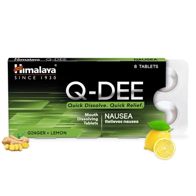 10 Strips X 80 Tablets Himalaya Q-DEE Nausea Quick Dissolve,quick Relief, nausea