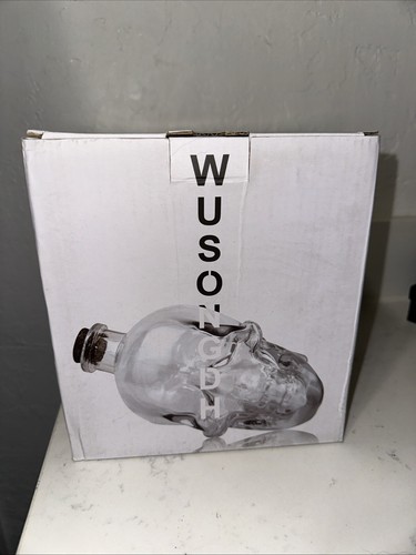 Nib Clear Skull Soap Dispenser Wusongdh Goth Alt Halloween