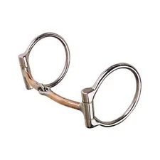 Reinsman Copper Mouth Snaffle D-Ring Bit