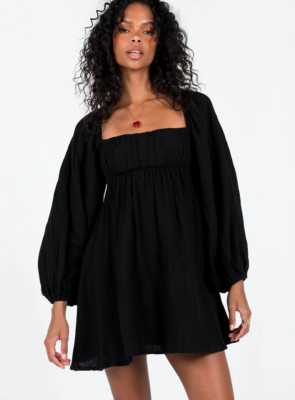 Women's Princess Polly Let's Dance Gauze Puff Sleeve Summer Mini Dress Sz 4  | eBay