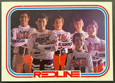 1984 Donruss BMX Card Series - #6 Redline Factory Team  