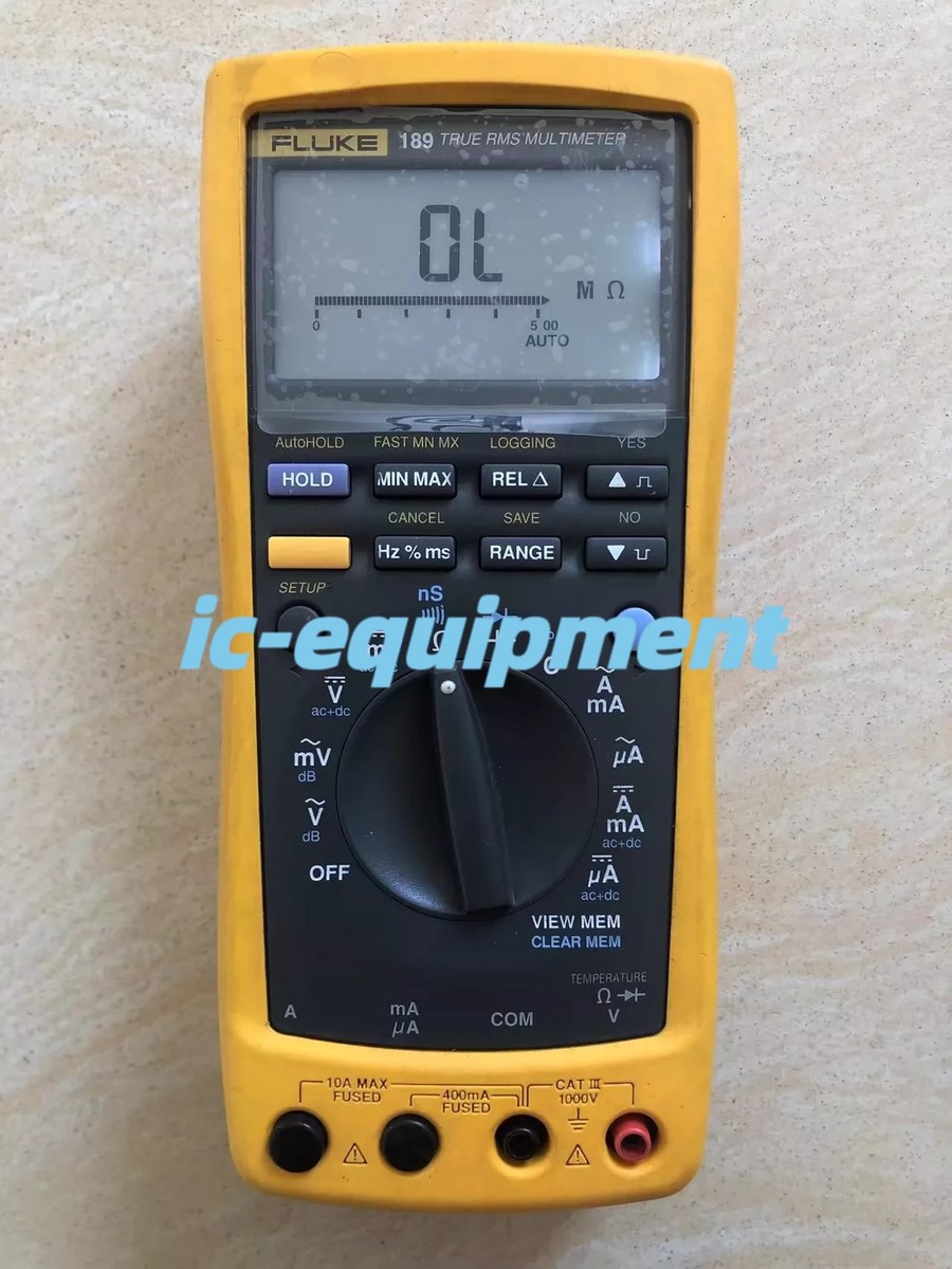 Used & tested FLUKE 189 True RMS Multimeter#IC | eBay Used & tested FLUKE 189 True RMS Multimeter#IC | eBay