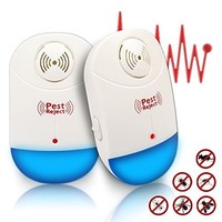 2 Sets Indoor Electronic Ultrasonic Pest Repellent Control Green Technology T... 2 Sets Indoor Electronic Ultrasonic Pest Repellent Control Green Technology T...