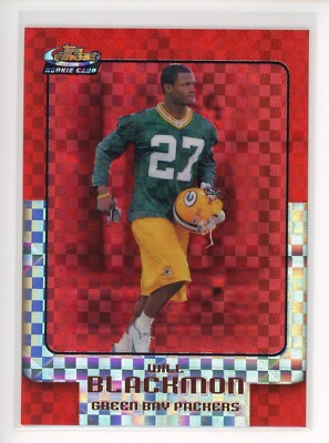 2006 Finest Red Xfractor #98 Will Blackmon RC Packers /250