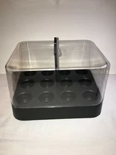 Distlefink Designs Craft Paint Organizer Hold 12 1oz Bottles Durable Plastic