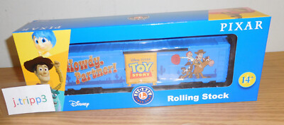 LIONEL 2228370 DISNEY PIXAR TOY STORY WOODY WALKING BRAKEMAN CAR TRAIN O  GAUGE