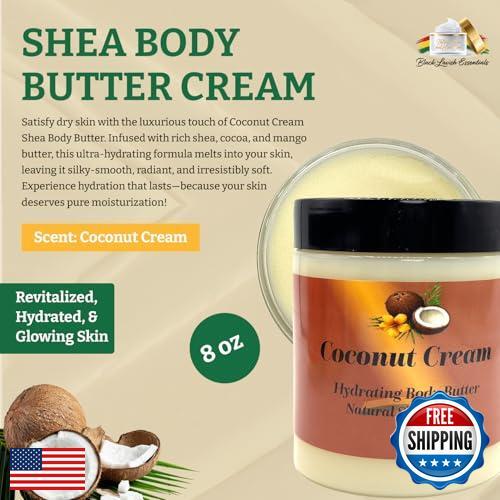 Black Lavish Essentials Ultra-Soft Shea Body Butter, Dry Skin Cream for Radia - Picture 2 of 5