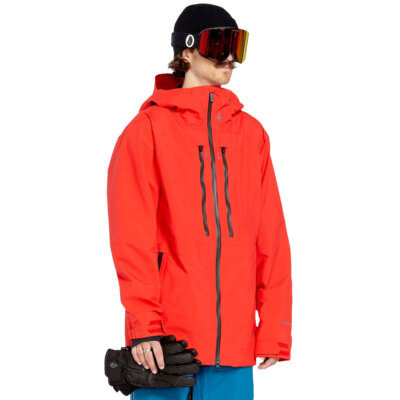 Volcom Guide 3L Gore-Tex Herren-Skijacke Snowboardjacke Ski-Jacke Schnee Rot NEU