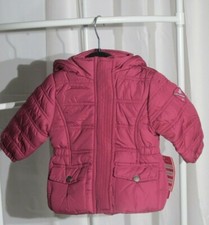 NWT - Pink Platinum Girls' Puffer Jacket - Berry Color Sz 12 months