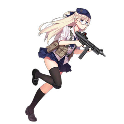 Z-62 Girls Frontline Anime Weatherproof Sticker 6'' Car Decal