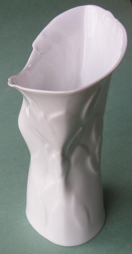 HUTSCHENREUTHER CUNO FISCHER SURREALIST FOLIAGE Modern Art Design Porcelain VASE - Picture 2 of 6