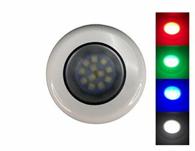 Pactrade Marine RV Boat Pontoon Red Green Blue White LED Courtesy Ceiling Light - Foto 6