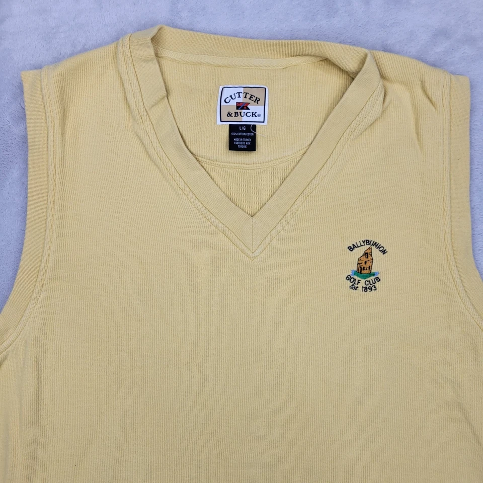 Ballybunion Golf Sweater Mens Large Vest Sweatshirt Club Grandpa Vintage Adult - Image 2 of 4