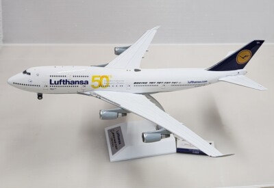 1:200 JFox Lufthansa ''50 Years'' sticker B747-430 D-ABVH