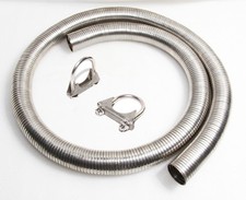 726 Feet Length Ss Flexible Exhaust Tubing 1.75id Repair Pipe Wu Bolt Clamp