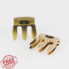 Metal Violin Mute, Practice Silencer Gold for 1/2-4/4 Violin