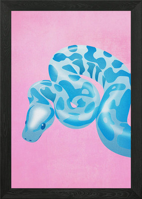 Snek gerahmtes Wandbild Poster Leinwanddruck Bild