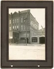 Pottstown PA Blade Newspaper Building w/ Large Coca Cola Sign 1913 Cabinet Photo