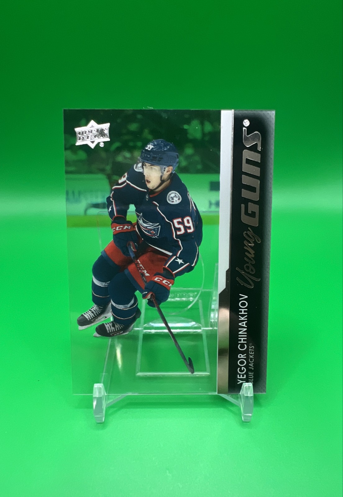 2021-22 Upper Deck Series 2 - Young Guns Yegor Chinakhov #471 Clear Cut (RC)