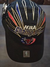Vintage Starter NBA Chicago Bulls Championship Adjustable Hat 1998 with Tags