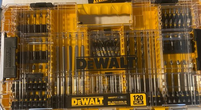 #ad Dewalt 120 Piece Drill Set MaxFit Ultra New Tough Case $300 Value Anti Snap $49.00