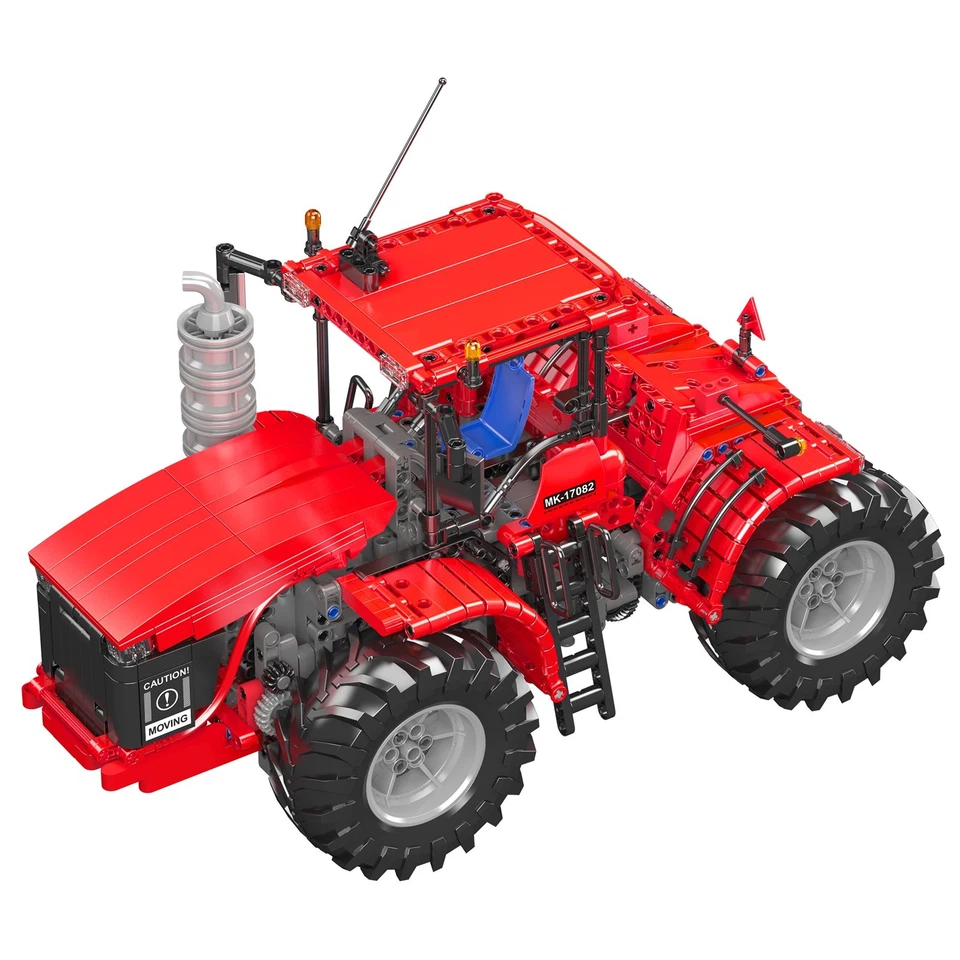 Mould King 17082 Remote Controlled Tractor Red Car Model Building Block Toy Gift - Image 3 of 4