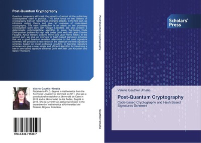 Post-Quantum Cryptography | Valérie Gauthier Umaña | Englisch | Taschenbuch