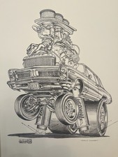 1965 Gto Hot Rod Art Print 1965 Gto Hot Rod Art Print