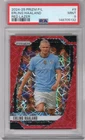 2024 Panini Prizm Premier League Soccer Red Lazer Erling Haaland #9