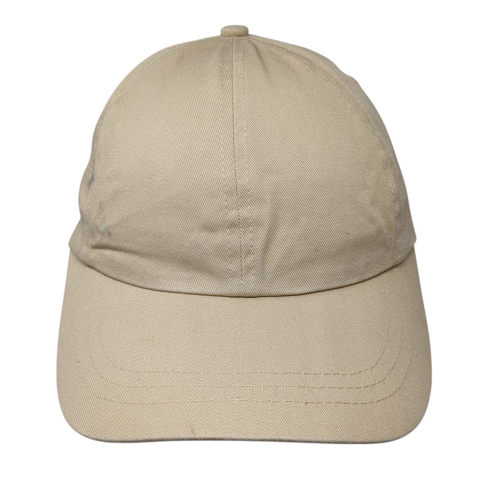 Unbranded Strapback Hat Brown Solid One Size Adju… - image 1