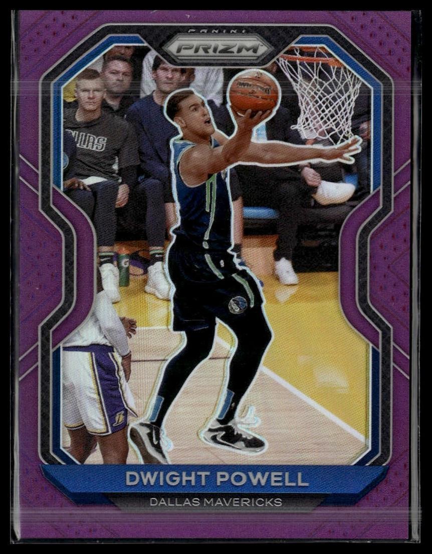 2020-21 Panini Prizm #83 Dwight Powell Purple Prizms #/99 SN