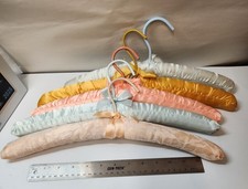 Multicolor 5 Pack Soft Decorative Padded Hangers