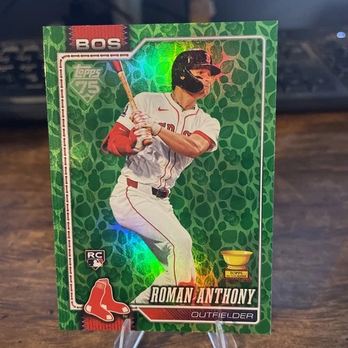 2026 Topps Series 1 - Roman Anthony #189 Green Leaf Foil (RC)