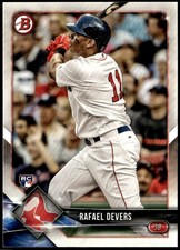 2018 Bowman #25 Rafael Devers Rookie E1