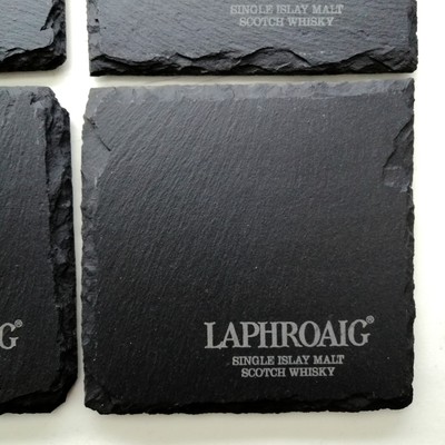 Laphroaig Whisky Schiefer Glasuntersetzer