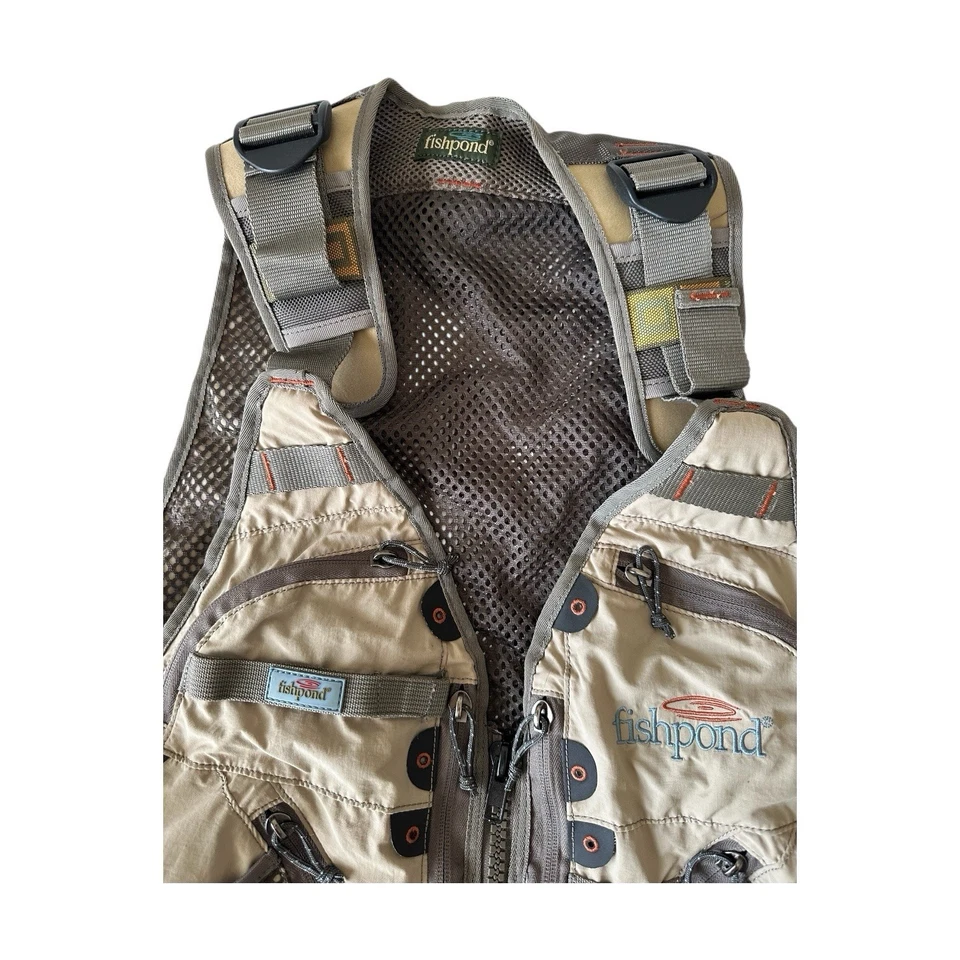 Chaleco de pesca con mosca Fishpond Flint Hills color grava talla única ¡Muy bonito! Foto 4 de 4